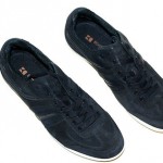 $225 Hugo Boss Orange ‘Kandio’ Size 10 US (9 UK) Sneakers in Dark Blue