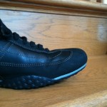 Cole Haan Black Leather Sneakers Nike Air – mens size 9 NICE!