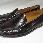 COLE HAAN Men’s Brown Leather PENNY LOAFERS Sz 9.5D…………SHARP!