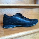 Cole Haan Black Leather Sneakers Nike Air – mens size 9 NICE!