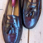 Cole Haan Mens Dress Shoes Sz Size 10.5D Burgundy Leather Slip On Tassel Loafers