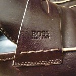 Beautiful Hugo Boss Brown Loafers for Men — size 8
