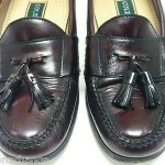 Cole Haan Mens Size 8.5 Slip On Burgundy Leather Loafers Shoes