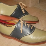 Mens Cole Haan USA Classic Leather Saddle Shoes sz 11 D