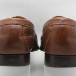NICE! Mens shoes COLE HAAN Nike AIR tan leather slip ons penny loafers sz 8 M