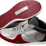 NEW DIESEL TELL RED GRAY MEN’S CASUAL SNEAKER SHOES SIZE 12 MSRP $100