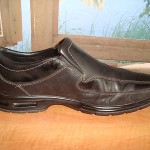 COLE HAAN ~ MENS NIKE AIR BLACK GLOVE SOFT LEATHER SLIPONS LOAFERS SZ 8.5M