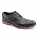 Cole Haan Air Harrison Mens Size 9.5 Black Wingtip Leather Oxfords Shoes Used