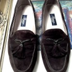 SALE!!Cole Haan CHOCOLATE Brown Suade leather loafer slip SHOES  Mens 11 M $278