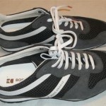 HUGO BOSS ORANGE Gray Suede & White Low-Top Sneakers Shoes 44 / US 11 MINT