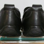 Mens sz 9.5 M black leather Cole Haan slip on loafers driving moccasins shoes