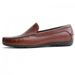 HUGO BOSS Brown Loafers Dress Shoes 8.5 41.5 UK 7.5 Mens Casual Moccasins 42