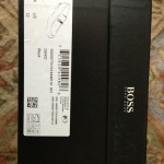 Hugo Boss Authentic Italian Leather Dikko Black Dress Shoes 12 Vero Cucio