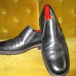 BLACK COLE HAAN NIKE AIR PLAIN TOE LOAFERS SIZE 11.5M