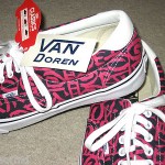 VANS SKATEBOARDING MENS ERA VAN DOREN PINK TRIBAL SHOES SIZE 13 NWT SHIPS FREE
