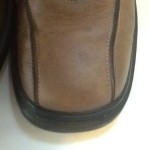 COLE HAAN COUNTRY 10.5 Tan leather NIKE AIR oxford shoe