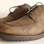 Mens COLE HAAN COUNTRY Brown Leather Split Toe Casual Dress Oxfords size 11.5 M