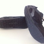 New Mens Diesel Black Grey Sneaker Track Casual Shoes Fashion Shoes Size 12