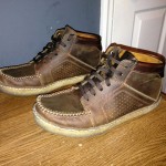 Clarks Unari Originals Sz 8M Brown Leather Casual Chukka Desert Boot Wallabee