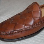 Men’s Cole Haan Collection Brown Leather Weaved Loafer 9 M