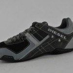 MEN DIESEL KORBIN II BLACK GRAY CLASSIC CASUAL US 7 NIB NO RESERVE