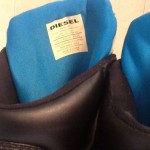 Diesel Mens Impression Mid Fashion Sneaker Royal Blue Size 12