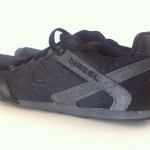 New Mens Diesel Black Grey Sneaker Track Casual Shoes Fashion Shoes Size 12