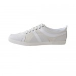 Hugo Boss Orange “ORODOS V” White Leather Fashion Sneakers Shoes Sz 8 9 10 11 13