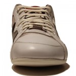 $275 HUGO BOSS Red Label White Grey Sneakers 10 43 Mens Shoes Trainers 9.5 Gray