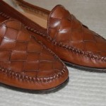 Men’s Cole Haan Collection Brown Leather Weaved Loafer 9 M