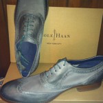 Mens Cole Haan Air Colton Wingtip sz 13   Charcoal Suede/Charcoal Leather