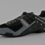 MEN DIESEL KORBIN II BLACK GRAY CLASSIC CASUAL US 7 NIB NO RESERVE