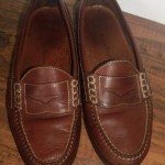 Cole Haan Brown Leather Penny Loafers Casual Dress Shoes Sz 12 Saddle Tan