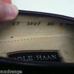 Cole Haan Mens Size 8.5 Slip On Burgundy Leather Loafers Shoes