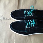 Cole Haan Men’s Bergen Moc Oxford Black Suede US Size 9