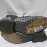 New DIESEL Mens Leather Chrom Hi Gray Double Waxed Lace Ankle Boots Size 10
