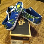 Vans Rata Vulc Aloha Floral Classic Blue 9 Slip On Canvas Half Cab Sk8 Hi