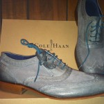 Mens Cole Haan Air Colton Wingtip sz 10.5 Charcoal/Charcoal suede