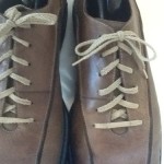 COLE HAAN COUNTRY 10.5 Tan leather NIKE AIR oxford shoe