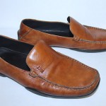 Hugo Boss Mens Brown Leather Loafers 9
