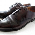COLE HAAN MEN’S sz 12 D DARK BROWN BURGANDY OXBLOOD CAP TOE OXFORD SHOES
