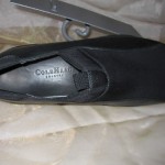 COLE HAAN Country Nike Air Black Genuine Leather Slip-On Shoes sz 10 M LN L@@K!