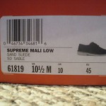 Supreme Clarks Desert Mali Boots Low Black 10.5 pcl vans desert boots wallabees