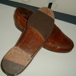 COLE HAAN 2906 MENS LEATHER BROWN PENNY LOAFERS SIZE 9 1/2M