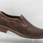 Mens shoes COLE HAAN Stratton brown leather NIKE AIR slip on loafers sz 10.5 M