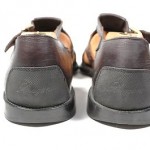 MENS SZ 11.5 BRAGANO WOVEN LEATHER GLADIATOR SANDALS BUCKLE COLE HAAN ITALY