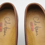 NICE! Mens shoes COLE HAAN Nike AIR tan leather slip ons penny loafers sz 8 M