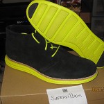 Brand New Cole Haan Lunargrand Black Suede/Volt Size 10.5