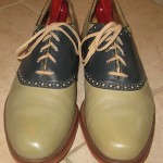 Mens Cole Haan USA Classic Leather Saddle Shoes sz 11 D