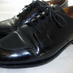 COLE HAAN MEN’S sz 8 D BLACK LEATHER OXFORD DRESS SHOES